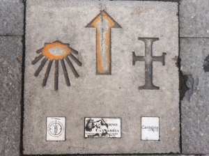 The Camino provides arrows to point you in the right direction