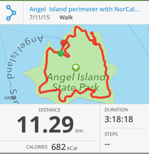 Angel Island map